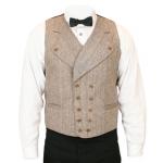 (disco)-Schaeffer Tweed Vest - Brown