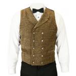 (disco)-Blair Double Breasted Tapestry Vest