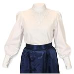 (disco)-Eleanor Lace Blouse - White