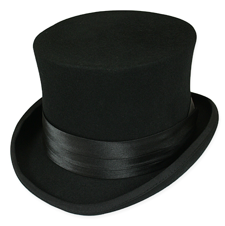 Hat Band - Black Satin