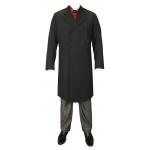 Double-Breasted Frock Coat - Black