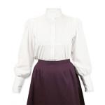 Muriel Pleated Blouse - White