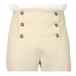 (disco)-Regency Fall Front Trousers - Natural