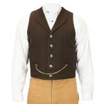 (disco)-Corden Vest - Brown