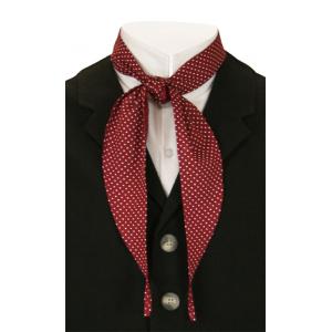  Old West Mens Ties Burgundy,Red Cotton Geometric Neckerchiefs |Antique, Vintage, Old Fashioned, Wedding, Theatrical, Reenacting Costume | Stocking Stuffers