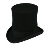  Victorian Mens Hats Black Wool Felt Top Hats |Antique, Vintage, Old Fashioned, Wedding, Theatrical, Reenacting Costume |