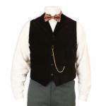 (disco)-Lassiter Quilted Vest - Brown Velvet