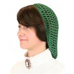  Victorian,Old West, Ladies Hats Green Synthetic Hair Nets |Antique, Vintage, Old Fashioned, Wedding, Theatrical, Reenacting Costume |