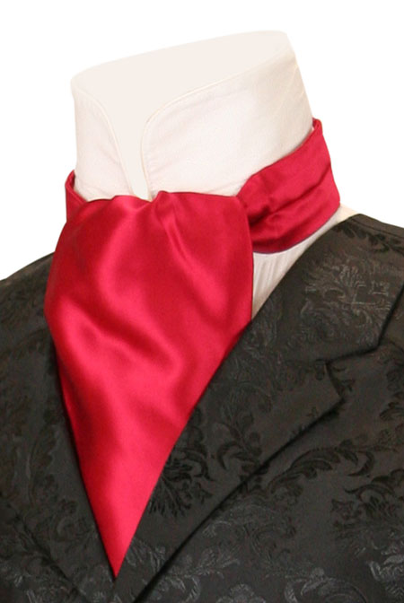Lustrous Ascot - Red