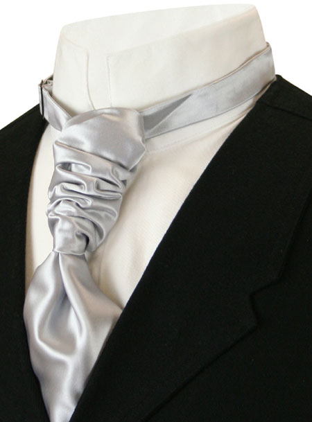 Scrunchy Cravat - Silver