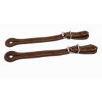 (disco)-Western Spur Straps - Brown Leather