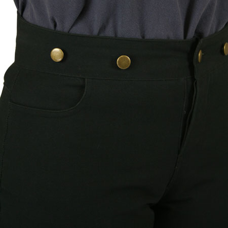 Ladies Classic Canvas Pants - Black