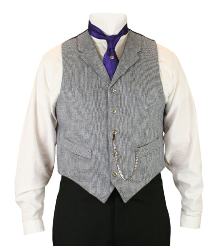 Woodleigh Vest - Navy Check