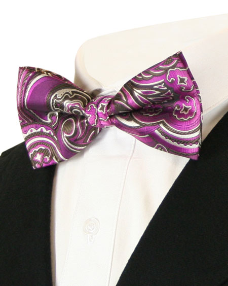 Plucky Bow Tie - Purple