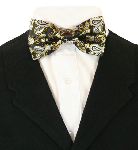 black bow tie