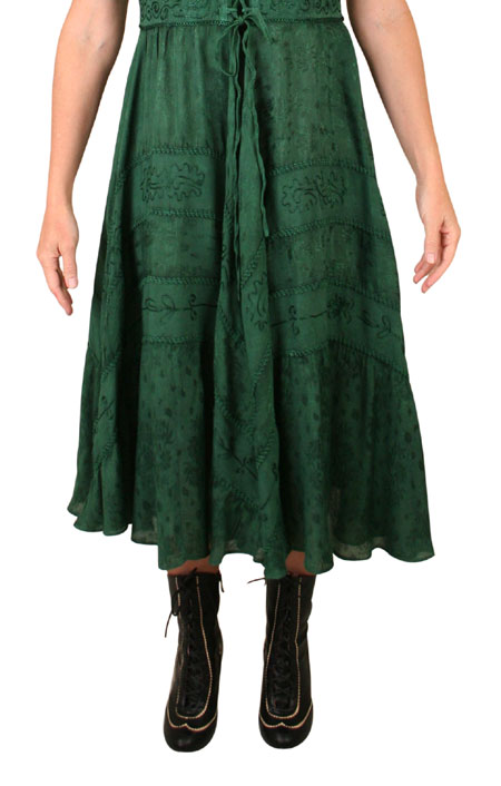 Persephone Cap Sleeve Dress - Green