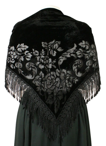 Buy Bouquet Burnout Velvet Shawl