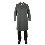 Double-Breasted Frock Coat - Charcoal
