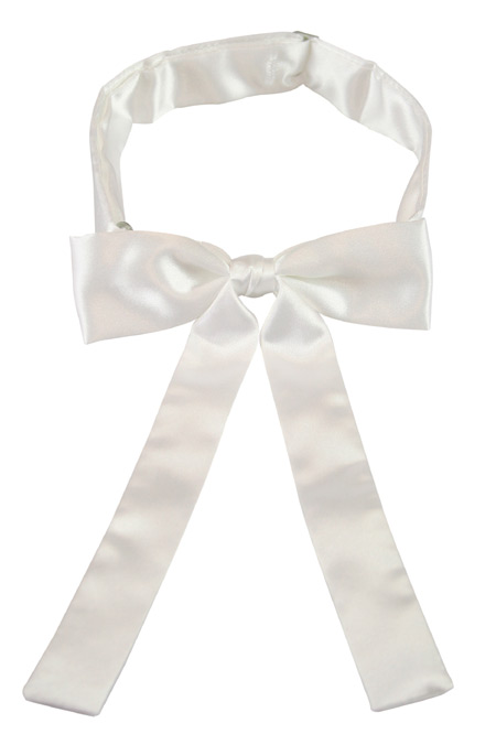 Deluxe Western Bow Tie - White