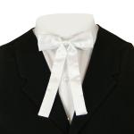  Victorian,Old West Mens Ties White Satin,Synthetic Solid Bow Ties |Antique, Vintage, Old Fashioned, Wedding, Theatrical, Reenacting Costume |