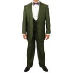  Victorian,Edwardian Mens Suits Green Synthetic Plaid Suits |Antique, Vintage, Old Fashioned, Wedding, Theatrical, Reenacting Costume | 1920s,Roaring 20s