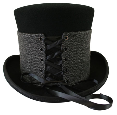 Reversible Hat Spat (Tall) - Edgar/Burford Tweed