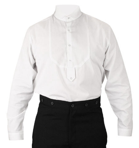 MEN AND BOYS VICTORIAN WING COLLAR SHIRTS