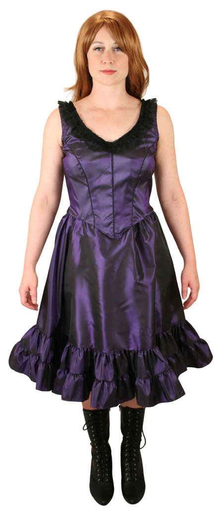 Delilah Saloon Dress, Amethyst