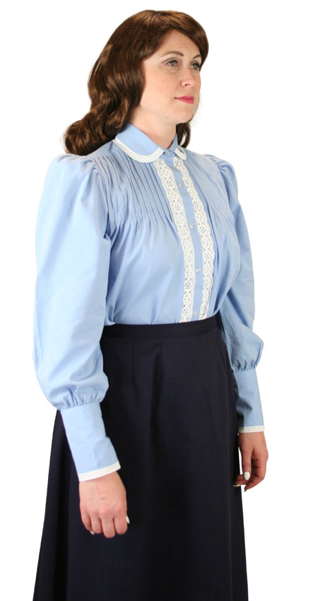 Margery Blouse - Blue