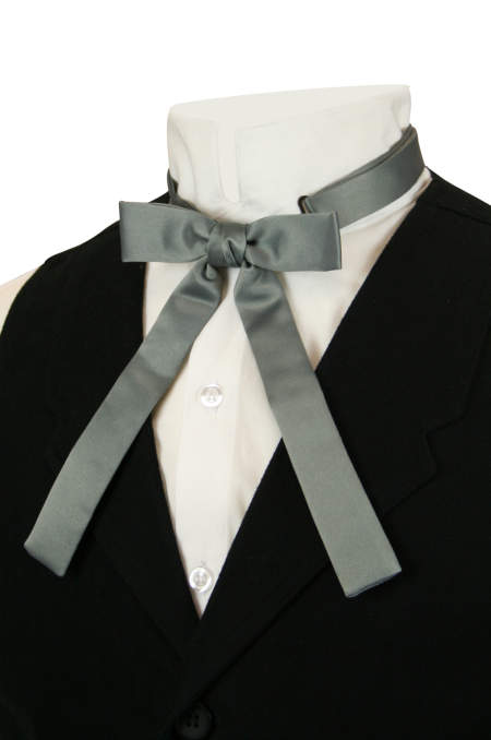 Deluxe Western Bow Tie - Gray