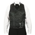  Victorian,Old West,Regency, Mens Vests Black Satin,Microfiber,Synthetic Paisley Dress Vests,Matched Separates |Antique, Vintage, Old Fashioned, Wedding, Theatrical, Reenacting Costume |
