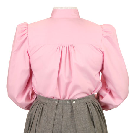 Muriel Pleated Blouse - Pink