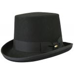 Regency Top Hat - Black Wool