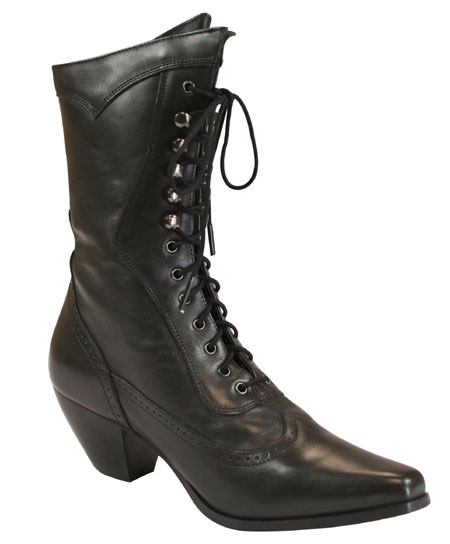 Ladies victorian outlet boots