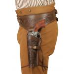  Old West Holsters and Gunbelts Chocolate,Brown Leather Tooled Gunbelt Holster Combos |Antique, Vintage, Old Fashioned, Wedding, Theatrical, Reenacting Costume |