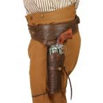  Old West Holsters and Gunbelts Chocolate,Brown Leather Tooled Gunbelt Holster Combos |Antique, Vintage, Old Fashioned, Wedding, Theatrical, Reenacting Costume |
