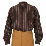 Tompkins Striped Shirt - Red/Black
