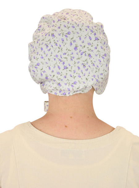Cotton Bonnet - Purple Floret