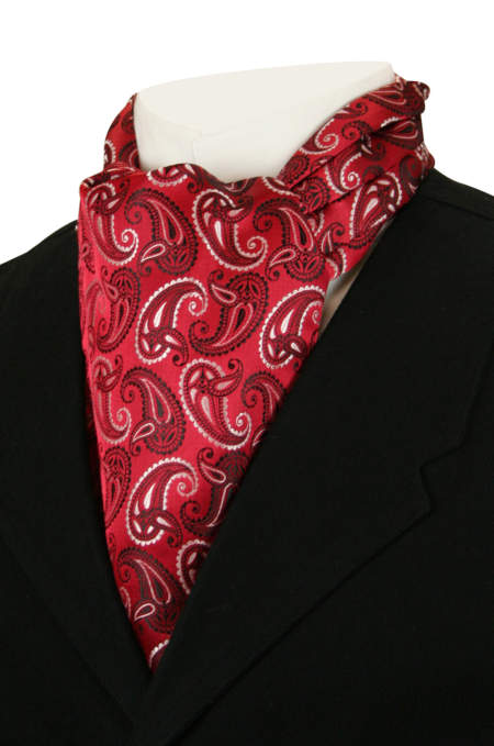 Ascot - Red Paisley