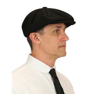  Victorian,Edwardian Mens Hats Black Wool Caps,Flat Caps |Antique, Vintage, Old Fashioned, Wedding, Theatrical, Reenacting Costume | Vintage Golf