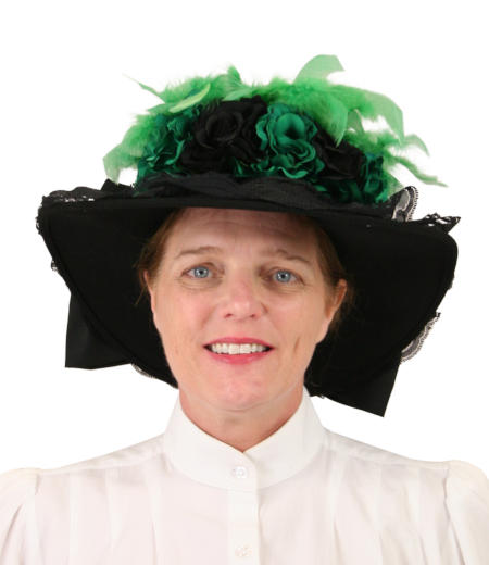 Ladies Victorian Touring Hat - Hunter