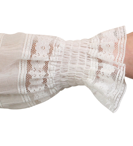 Florence Blouse - White Lace
