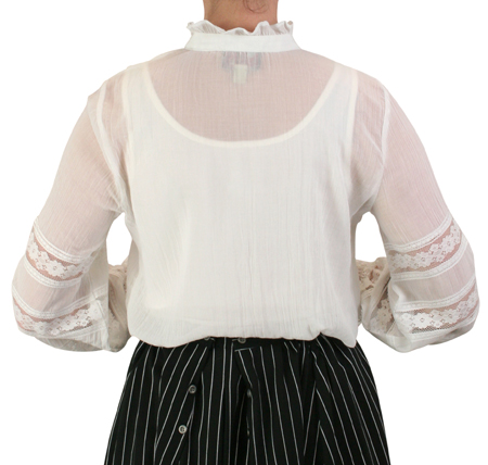 Florence Blouse - White Lace
