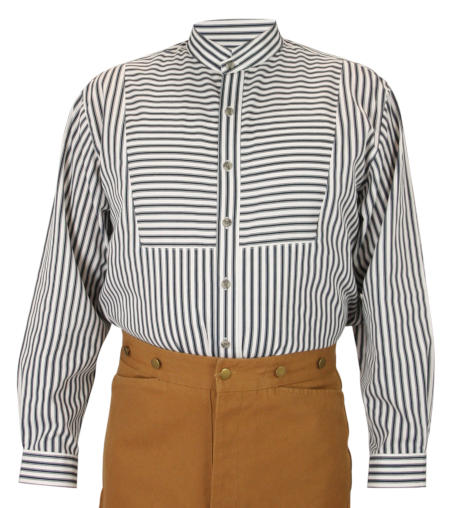 Bannock Shirt - Navy Stripe