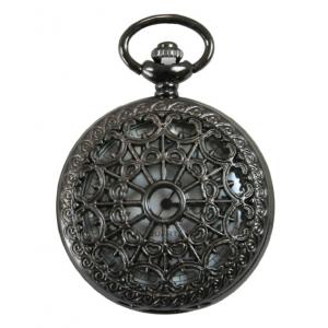  Victorian,Steampunk,Edwardian Pocket Watches Black Alloy Quartz Watches |Antique, Vintage, Old Fashioned, Wedding, Theatrical, Reenacting Costume |