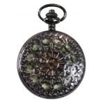  Victorian,Steampunk, Pocket Watches Black Alloy Mechanical Watches |Antique, Vintage, Old Fashioned, Wedding, Theatrical, Reenacting Costume |