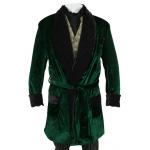  Victorian, Mens Coats Green Velvet,Synthetic Solid Smoking Robes,Smoking Jackets |Antique, Vintage, Old Fashioned, Wedding, Theatrical, Reenacting Costume | Vintage Smoking Sets