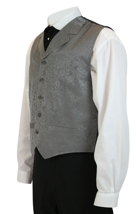 Whittaker Silk Vest - Gray