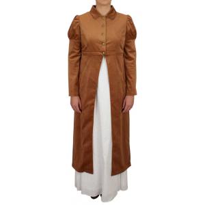  Regency Ladies Coats Brown,Tan Velvet,Synthetic Spencers |Antique, Vintage, Old Fashioned, Wedding, Theatrical, Reenacting Costume |