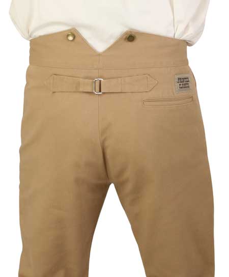Tan canvas trousers